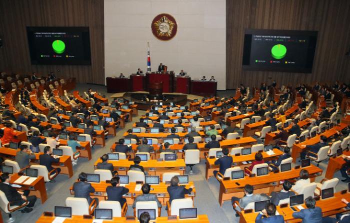 국회 본회의장 전경 사진세계연합신문 제공
