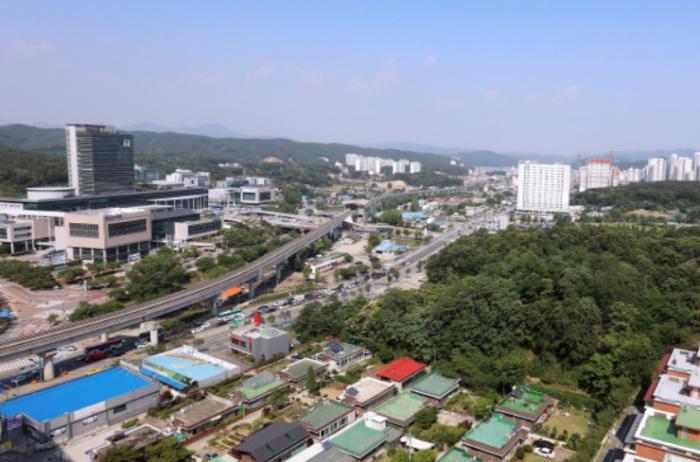 용인시청 행정타운 주변 전경 제공 용인시